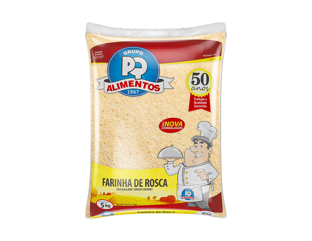 FARINHA DE ROSCA PQ 5 KG (FDO 6 PCT)